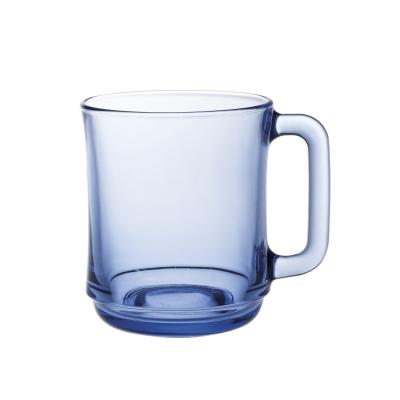 Sklenice s rukojetí LYS MARINE, Duralex, 0,31L, Modrá, 6 ks, ⌀80x(H)100mm | 4018BR06C1111